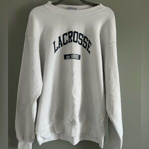 Lacrosse Crewneck🤍